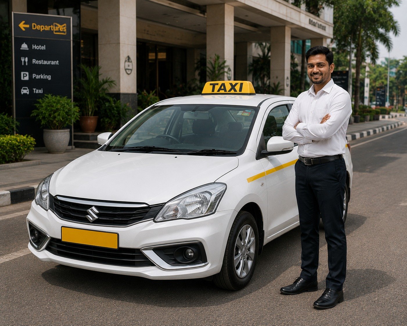 Airport pickup cab