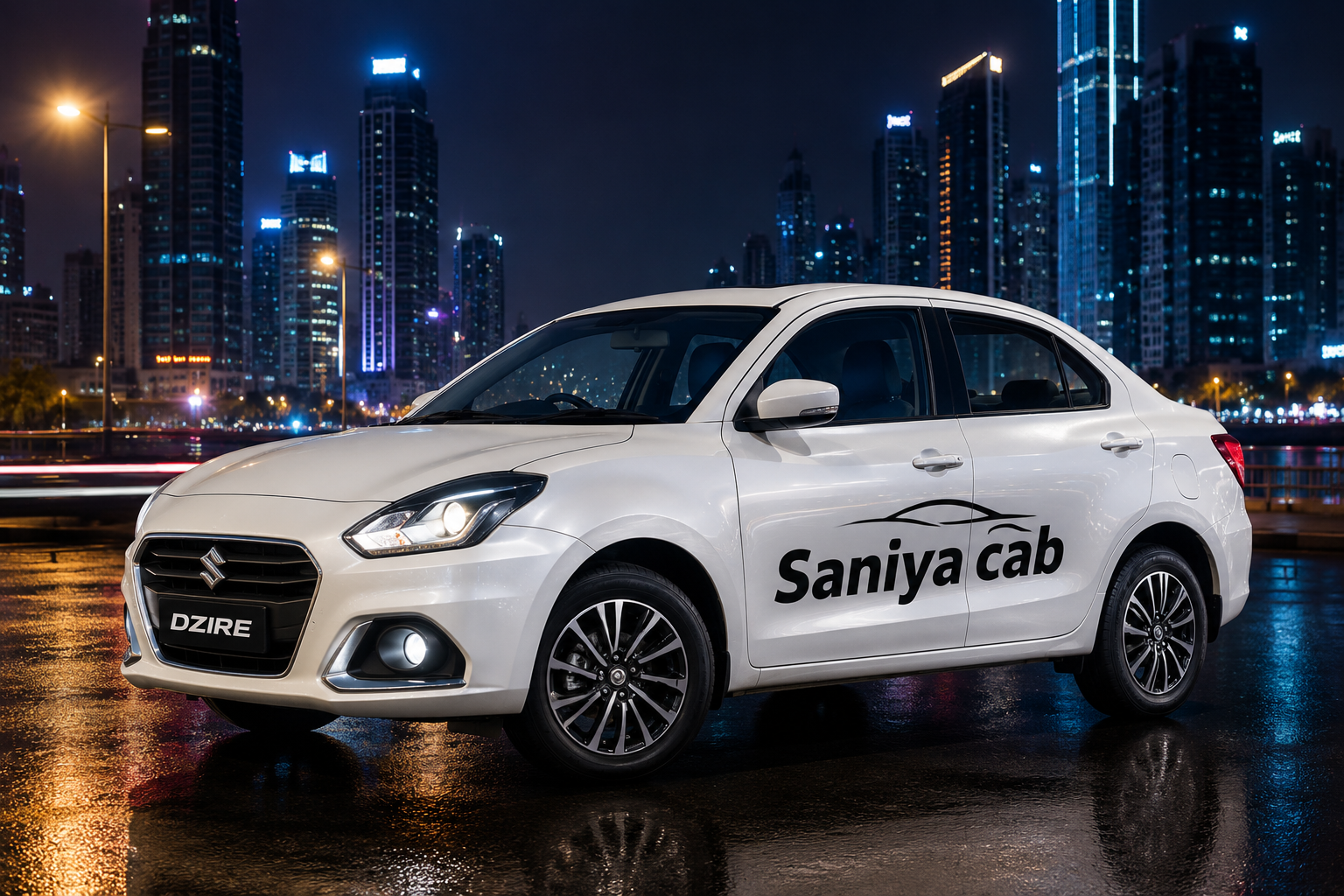 Sedan taxi for one way and airport travel